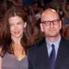 Le réalisateur Steven Soderbergh et femme Jules au festival de Venise pour le film Contagion, le 3 septembre 2011.