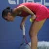 L'Italienne Flavia Pennetta a elle aussi subit de plein fouet la chaleur écrasante de l'US Open, victime de spasmes durant son match face à la Chinoise Shuai Peng.