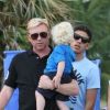 Boris Becker avait réuni toute sa famille pour célébrer les 12 ans de son fils Elias à Miami le 4 septembre 2011 qu'il a eu avec son ex-femme Barbara Fulton, également présente.