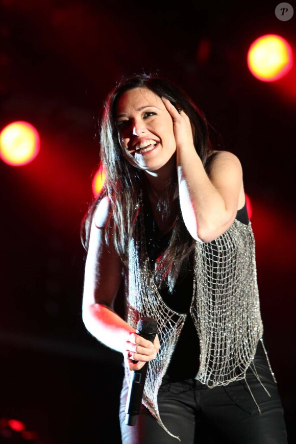 Natasha St-Pier en concert à Mons, le 11 juin 2009.