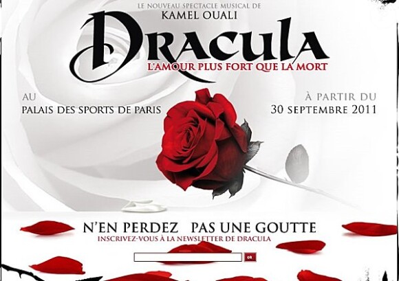 Affiche du spectacle Dracula, L'Amour plus fort que la Mort