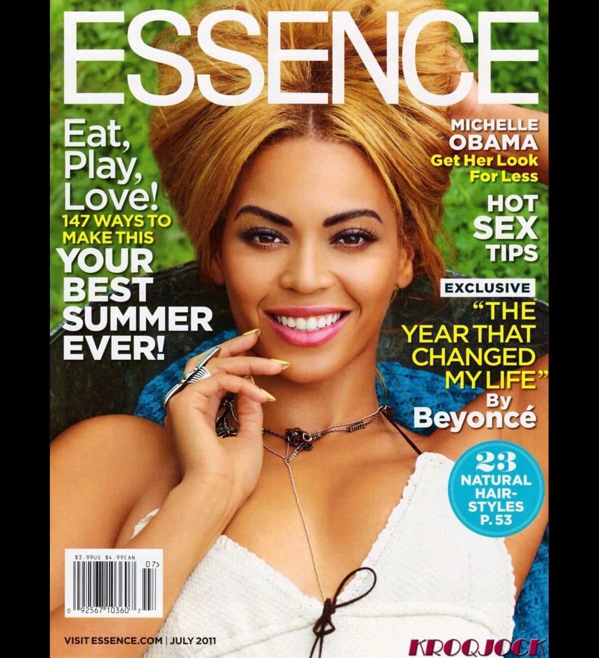 Photo : C'est une rayonnante Beyoncé Knowles qui illumine le magazine ...