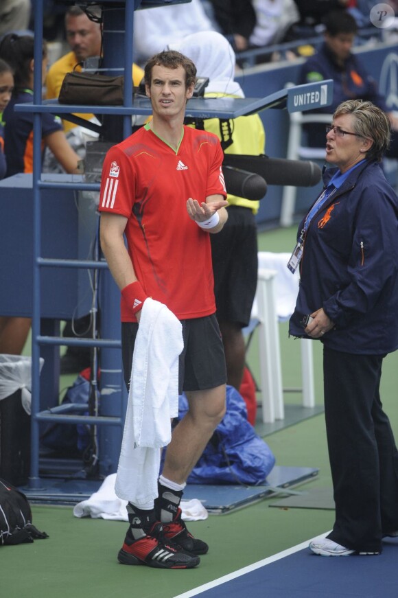 Andy Murray, très énervé, a poussé un véritable coup de gueule contre les organisateurs de l'US Open après avoir joué un bout de match sur un terrain glissant