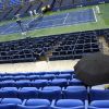 La pluie s'est invitée à l'US Open le 7 septembre 2011, entraînant l'annulation de tous les matches de la journée