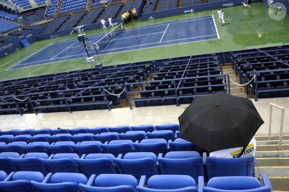 La pluie s'est invitée à l'US Open le 7 septembre 2011, entraînant l'annulation de tous les matches de la journée