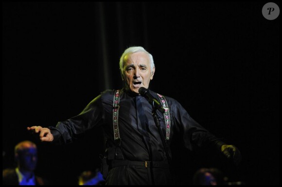 Charles Aznavour en concert à l'Olympia à Paris le 7 septembre 2011 à Paris