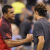 Jo-Wilfried Tsonga a été éliminé par Roger Federer lors de son quart de finale le 8 septembre 2011 à l'US Open 2011