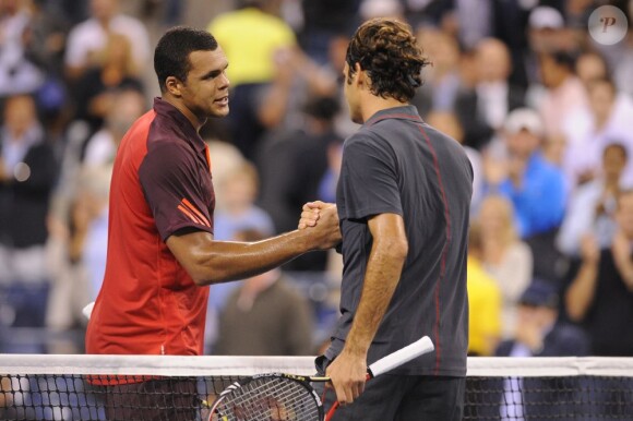 Jo-Wilfried Tsonga a été éliminé par Roger Federer lors de son quart de finale le 8 septembre 2011 à l'US Open 2011