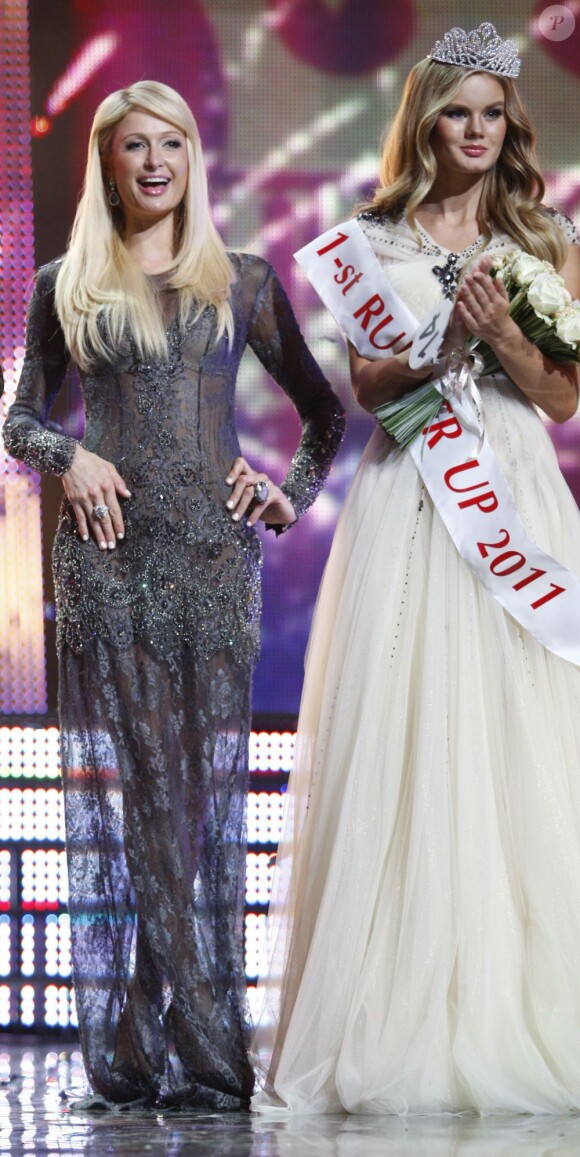 Paris Hilton a été jurée du concours Miss Ukraine, le 12 septembre 2011