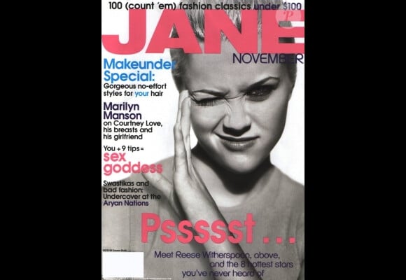 Novembre 1998 : la jeune Reese Witherspoon s'affiche sur le magazine Jane.