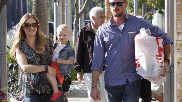 Rebecca Gayheart, enceinte, retrouve le sourire avec Eric Dane et leur fillette