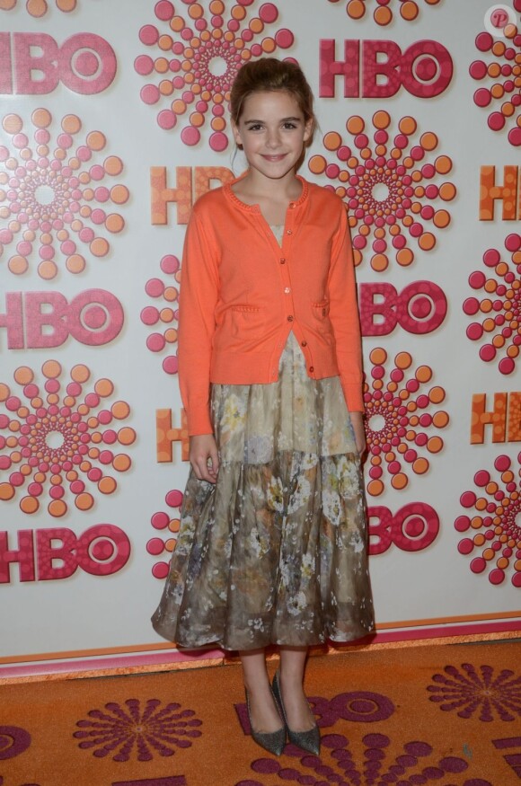 Kiernan Shipka assiste à la soirée organisée par la chaîne HBO après la cérémonie des Emmy Awards. Los Angeles, le 19 septembre 2011