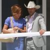Jennifer Lopez et Jason Statham sur le tournage du film Parker en Floride, le 20 septembre 2011