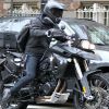 Justin Theroux fait de la moto à New York, le 20 septembre 2011