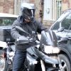 Justin Theroux fait de la moto à New York, le 20 septembre 2011