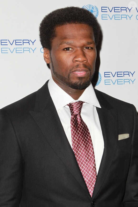 50 Cent à la soirée Every Woman Every Child à New York le 20 septembre 2011