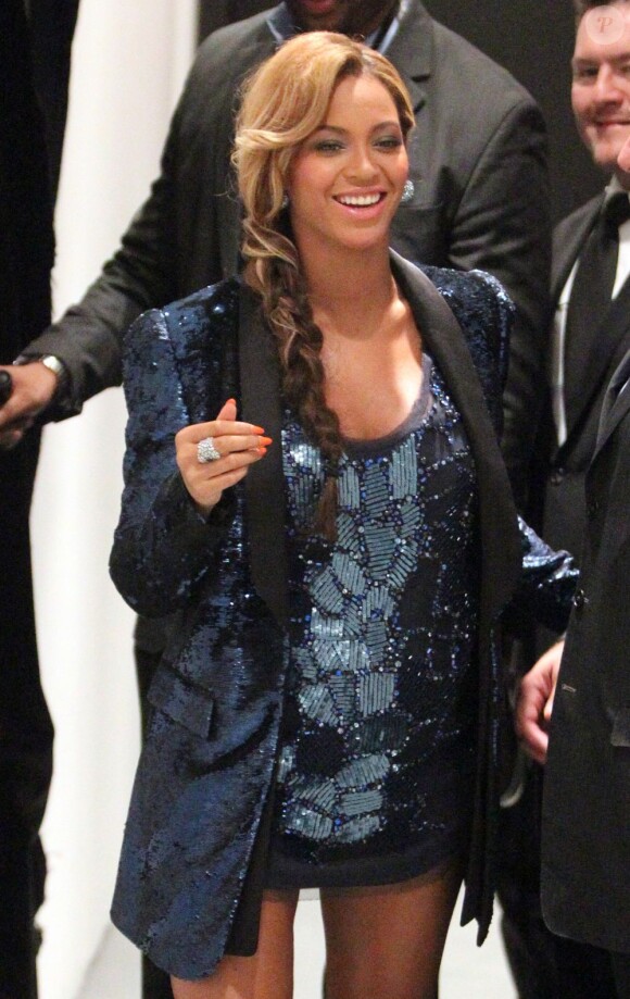 Beyoncé lumineuse lors du lancement de son parfum, Pulse, le 21 septembre à New York.
