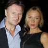 Liam Neeson et sa compagne Freya lors de l'inauguration du Mandarin Oriental Paris. 22 septembre 2011