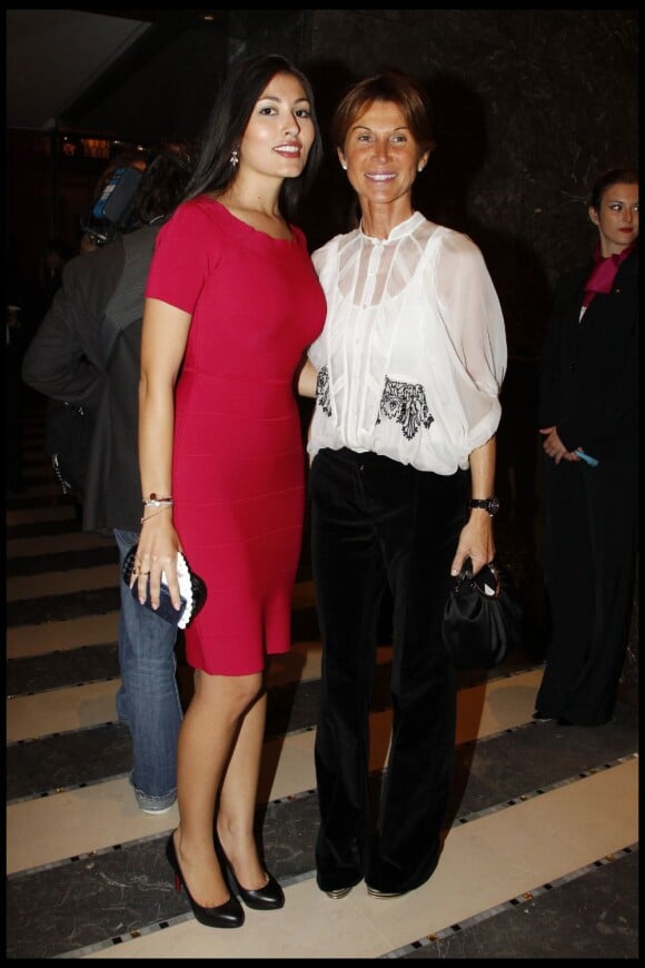 Yasmine Besson et Sylvie Rousseau lors de l'inauguration du Mandarin Oriental Paris. 22 septembre 2011