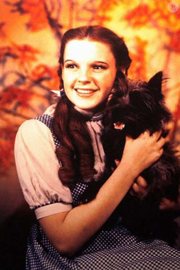 Judy Garland et son chien dans le Magicien d'Oz (1935)