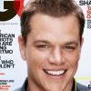 Août 2007 : l'acteur Matt Damon pose en couverture du magazine GQ.