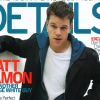 Matt Damon et son look très casual, pour la couverture du magazine masculin Details. Mai 2002.