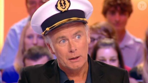 Franck Dubosc sur le plateau du Grand journal de Canal+, le 29 septembre 2011.