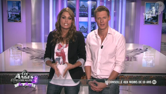 Jeny Priez et Matthieu Delormeau dans les Anges de la télé réalité, vendredi 30 septembre 2011 sur NRJ 12