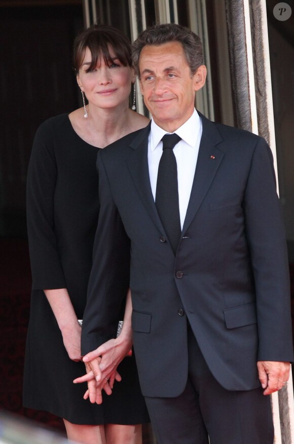 Nicolas Sarkozy et Carla Bruni en mai 2011.