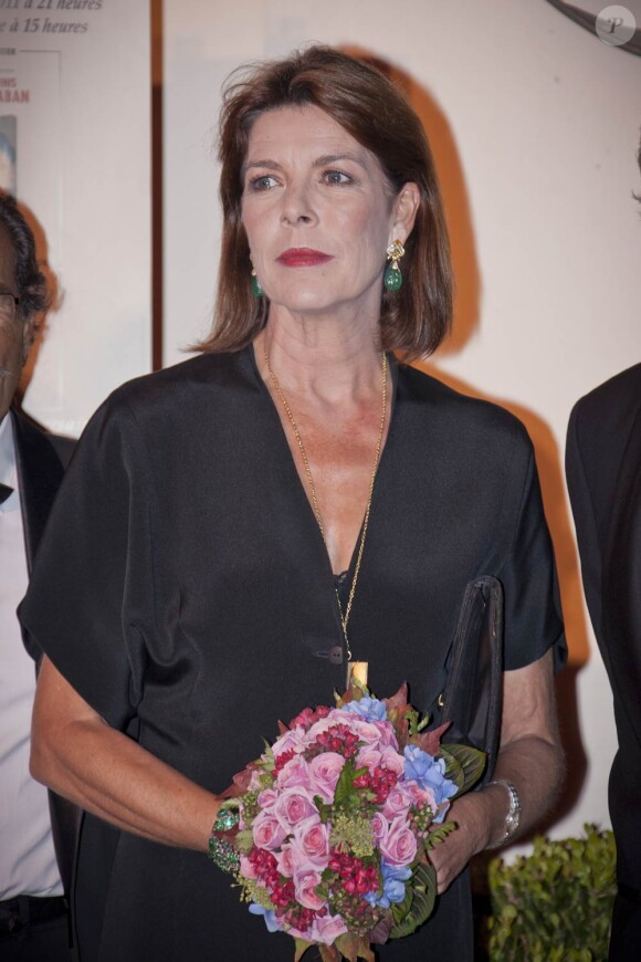 Caroline de Monaco lors du 30e anniversaire du Théâtre Princesse Grace, le 3 octobre 2011.
