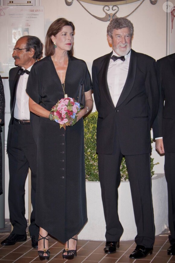 Caroline de Monaco lors du 30e anniversaire du Théâtre Princesse Grace, le 3 octobre 2011.