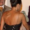 Stéphanie, lors des 30 ans du Théâtre Princesse Grace, dévoile son tatouage dans une jolie robe noire. 3 octobre 2011