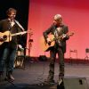 Jean-Louis Aubert et Raphaël aux 20 ans de La Source au théâtre du Rond-Point à Paris le 3 octobre 2011