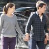 Katie Holmes rend visite à Tom Cruise sur le tournage de son film One Shot à Pittsburgh le 7 octobre 2011