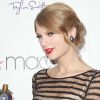Taylor Swift présente son parfum Wonderstruck à New York, le 13 octobre 2011.