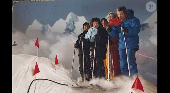 Alain Chabat fait du ski dans La Science des Rêves