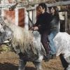 Un cheval, Charlotte Gainsbourg et Gael Garcia Bernal dans La Science des Rêves