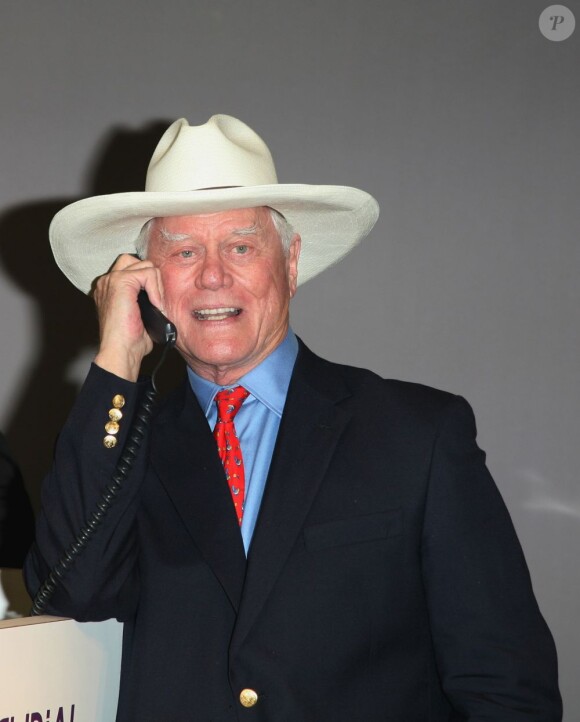 Larry Hagman, en juillet 2007 à Paris.