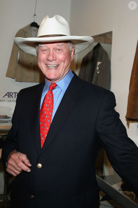 Larry Hagman, en juillet 2007 à Paris.