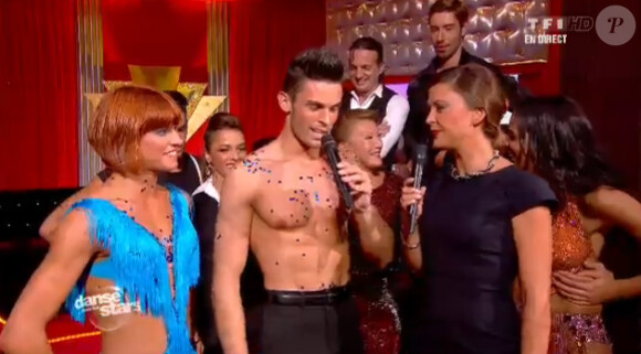 Baptiste Giabiconi et Fauve, torrides dans Danse avec les stars 2 sur TF1 le samedi 15 octobre 2011