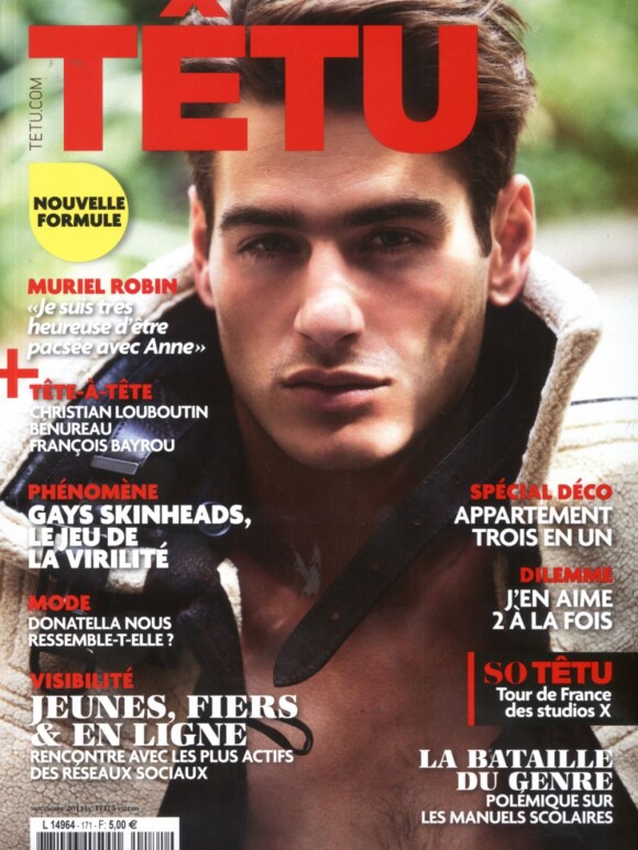 Couverture du magazine Têtu - Novembre 2011