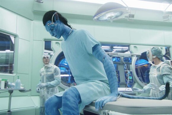 Sam Worthington dans ses premiers pas d'Avatar