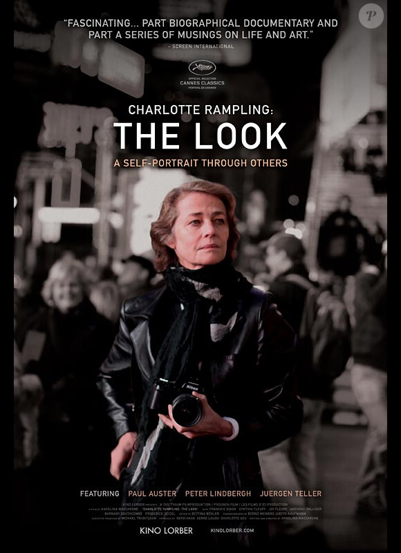 L'affiche de The Look, sur et avec Charlotte Rampling