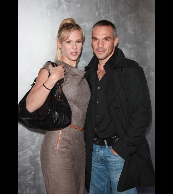 Lorie et Philippe Bas lors de la soirée Escada à Paris, le 20 octobre 2011