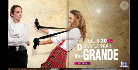 Claire Keim déjantée dans le téléfilm Dans la peau d'une grande, diffusé jeudi 27 octobre 2011 sur M6