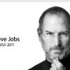 Page d'accueil du site Apple depuis le décès de Steve Jobs, le 5 octobre 2011.