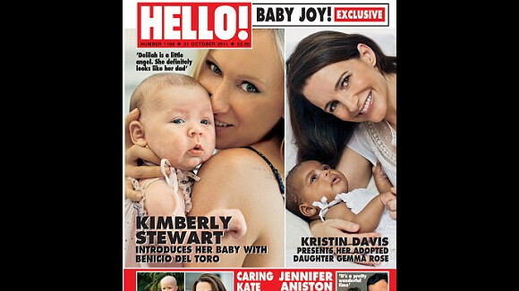 Kimberly Stewart présente le bébé qu'elle a eu avec Benicio del Toro