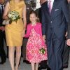 La princesse Elisabeth entre ses parents le prince Philippe et la princesse Mathilde en septembre 2011. Le 25 octobre, elle fêtait ses dix ans, sans ses parents, en visite en Chine.