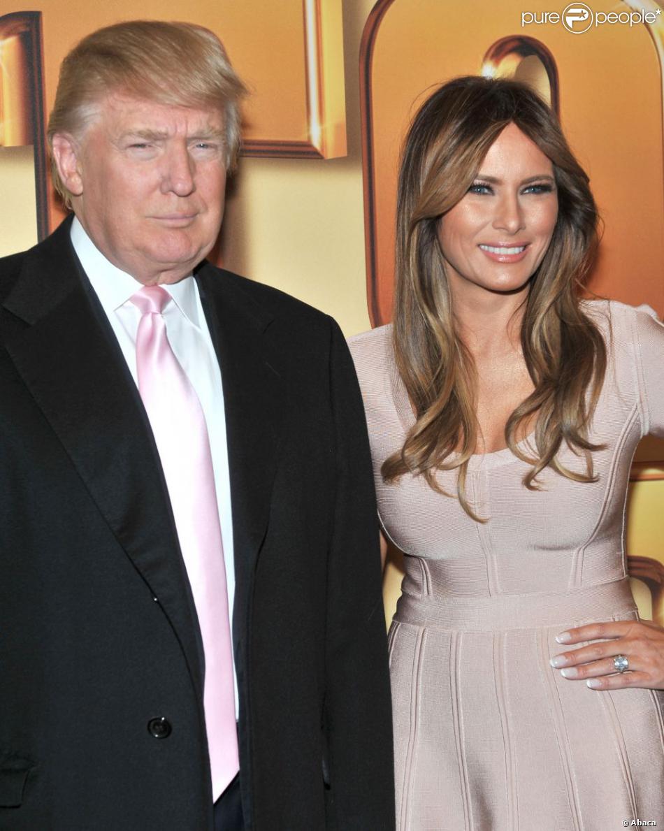 Donald Trump Et Melania Trump Lors De L Avant Premiere Du Casse De