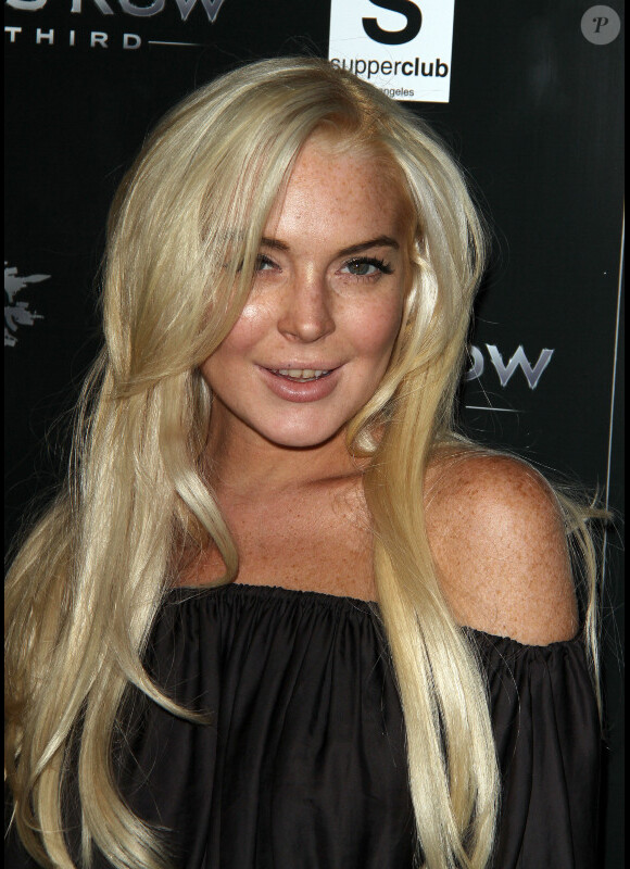 Lindsay Lohan, en octobre 2011, dans un club de Los Angeles.